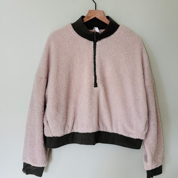 Fabletics Dream Fleece Pullover XXL Sherpa Polar - Picture 2 of 8